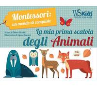 La mia prima scatola degli animali. Montessori: un mondo di conquiste. Ediz. a colori. Con gadget. Con Poster
