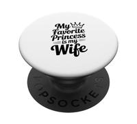 La mia principessa preferita è mia moglie PopSockets PopGrip Adesivo
