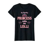 La mia principessa preferita mi chiama Lolli Princess Festa della mamma Maglietta