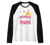 La mia Principessa Preferita Mi Chiama Mimi Divertente Carina Nonna Maglia con Maniche Raglan