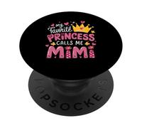 La mia principessa preferita mi chiama Mimi divertente carina nonna PopSockets PopGrip Adesivo