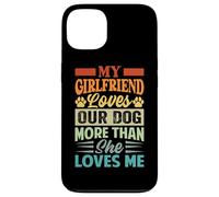 La mia ragazza ama il nostro cane più di quanto mi ami Custodia per iPhone 13