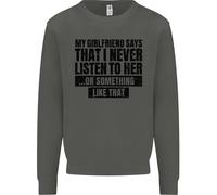 La Mia Ragazza Dice Che Non Sono Divertente Maglione Per Bambini Con Slogan