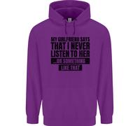 La Mia Ragazza Dice Che Non Sono Divertente Slogan Felpa Per Bambini