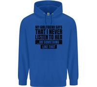 La Mia Ragazza Dice Che Non Sono Divertente Slogan Felpa Uomo