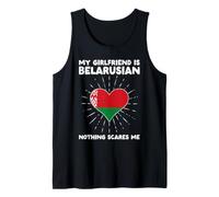 La mia Ragazza è bielorussa Niente Mi spaventa Bielorussia Cuore Canotta