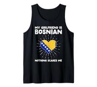 La mia Ragazza è bosniaca Niente Mi spaventa - Bosnia Heart Canotta