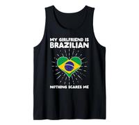 La mia Ragazza è Brasiliana Niente Mi spaventa - Brasile Cuore Canotta
