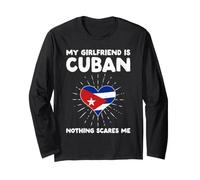 La mia Ragazza è Cubana Nulla Mi spaventa - Cuba Heart Maglia a Manica
