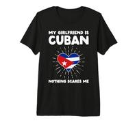 La mia Ragazza è Cubana Nulla Mi spaventa - Cuba Heart Maglietta Premium