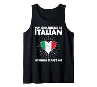 La mia Ragazza è Italiana Niente Mi spaventa - Italia Cuore Canotta