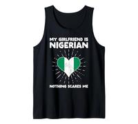 La mia Ragazza è nigeriana Nulla Mi spaventa - Nigeria Heart Canotta