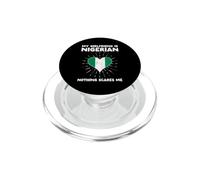 La mia ragazza è nigeriana nulla mi spaventa - Nigeria Heart PopSockets PopGrip per MagSafe