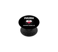 La mia ragazza è polacca, niente mi spaventa - Polonia Cuore PopSockets PopGrip Adesivo