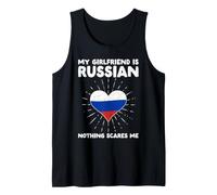 La mia Ragazza è Russa Nulla Mi spaventa - Russia Heart Canotta