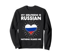 La mia Ragazza è Russa Nulla Mi spaventa - Russia Heart Felpa