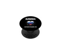 La mia ragazza è russa nulla mi spaventa - Russia Heart PopSockets PopGrip Adesivo