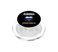 La mia ragazza è russa nulla mi spaventa - Russia Heart PopSockets PopGrip per MagSafe
