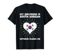 La mia Ragazza è sudcoreana Niente Mi spaventa Corea del Sud Maglietta