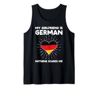 La mia Ragazza è Tedesca Nulla Mi spaventa - Germania Cuore Canotta
