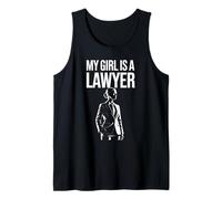 La mia ragazza è un avvocato Avvocato femminile Orgoglio professionale legale Canotta