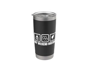 La mia routine del fine settimana Apicoltore Apicoltore Bicchiere termico in acciaio inox doppia parete