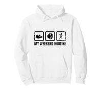 La mia Routine del fine Settimana Jogger Jogging Felpa con Cappuccio