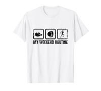 La mia Routine del fine Settimana Jogger Jogging Maglietta