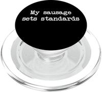 La mia salsiccia stabilisce gli standard Divertente Salsicce Minimalista PopSockets PopGrip per MagSafe
