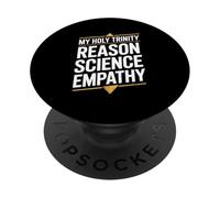 La Mia Santissima Trinità: Ragione, Scienza, Empatia PopSockets PopGrip Adesivo