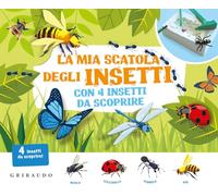 La mia scatola degli insetti con 4 insetti da scoprire. Ediz. illustrata. Con gadget