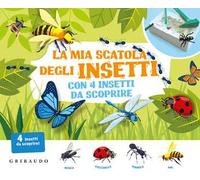 La mia scatola degli insetti con 4 insetti da scoprire. Ediz. illustrata. Con gadget