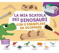 La mia scatola dei dinosauri con 2 esemplari da scoprire. Ediz. illustrata. Con 2 dinosauri. Con gadget