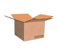 LA MIA SCATOLA - Scatole di Cartone Doppia Onda, 50x30x35 cm, Confezione da 15 Pezzi, Resistenti per Trasloco e Imballaggio FSC® MIX CERT. SGSCH-COC-090125