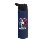 La mia speranza è nell'agnello Stainless Steel Insulated Water Bottle