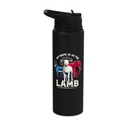 La mia speranza è nell'agnello Stainless Steel Insulated Water Bottle