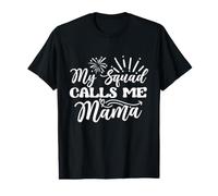 La mia Squadra Mi Chiama Mamma Maglietta con Stampa Grafica Economica