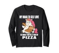 La mia Strada Verso lamor Proprio è costruita con Una tonnellata di Umorismo sulla Pizza Maglia a Manica