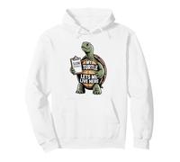 La mia Tartaruga Mi Fa Vivere Qui Scherzo con Programma Lento Felpa con Cappuccio