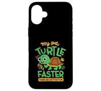 La mia tartaruga per animali domestici è ancora più veloce Custodia per iPhone 16 Plus