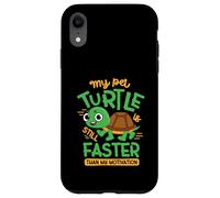 La mia tartaruga per animali domestici è ancora più veloce Custodia per iPhone XR