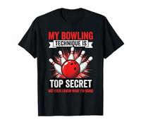 La mia Tecnica di Bowling è Il Bowling Top Secret Maglietta