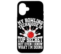La mia tecnica di bowling è top secret, nemmeno io so cosa sono Custodia per iPhone 16
