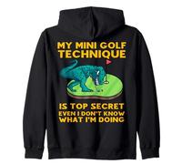 La mia Tecnica di Mini Golf è Top Secret Anche se Non so Cosa Felpa con Cappuccio