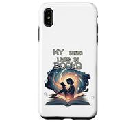 La mia testa vive nei libri - Amanti della lettura e della letteratura carini Custodia per iPhone XS Max