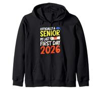 La mia Ultima lezione del Primo Giorno di 2026 Senior Back To School 2026 Felpa con Cappuccio