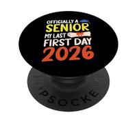 La mia ultima lezione del primo giorno di 2026 Senior Back To School 2026 PopSockets PopGrip Adesivo