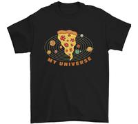 La Mia Università Della Pizza Maglietta Divertente Per Dieta Uomo 100% Cotone