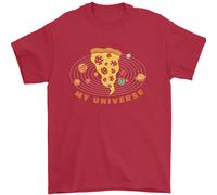 La Mia Università Della Pizza Maglietta Divertente Per Dieta Uomo 100% Cotone