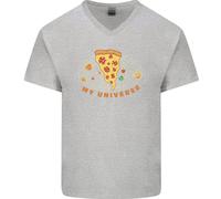 La Mia Università Della Pizza Maglietta In Cotone A V Per Uomo Divertente Dieta